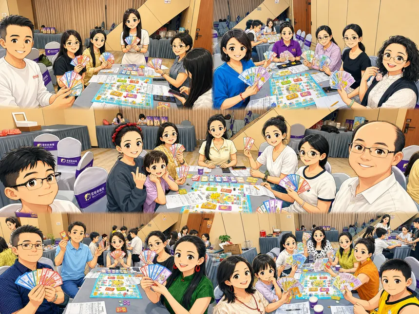 多家庭同场，孩子自己出牌